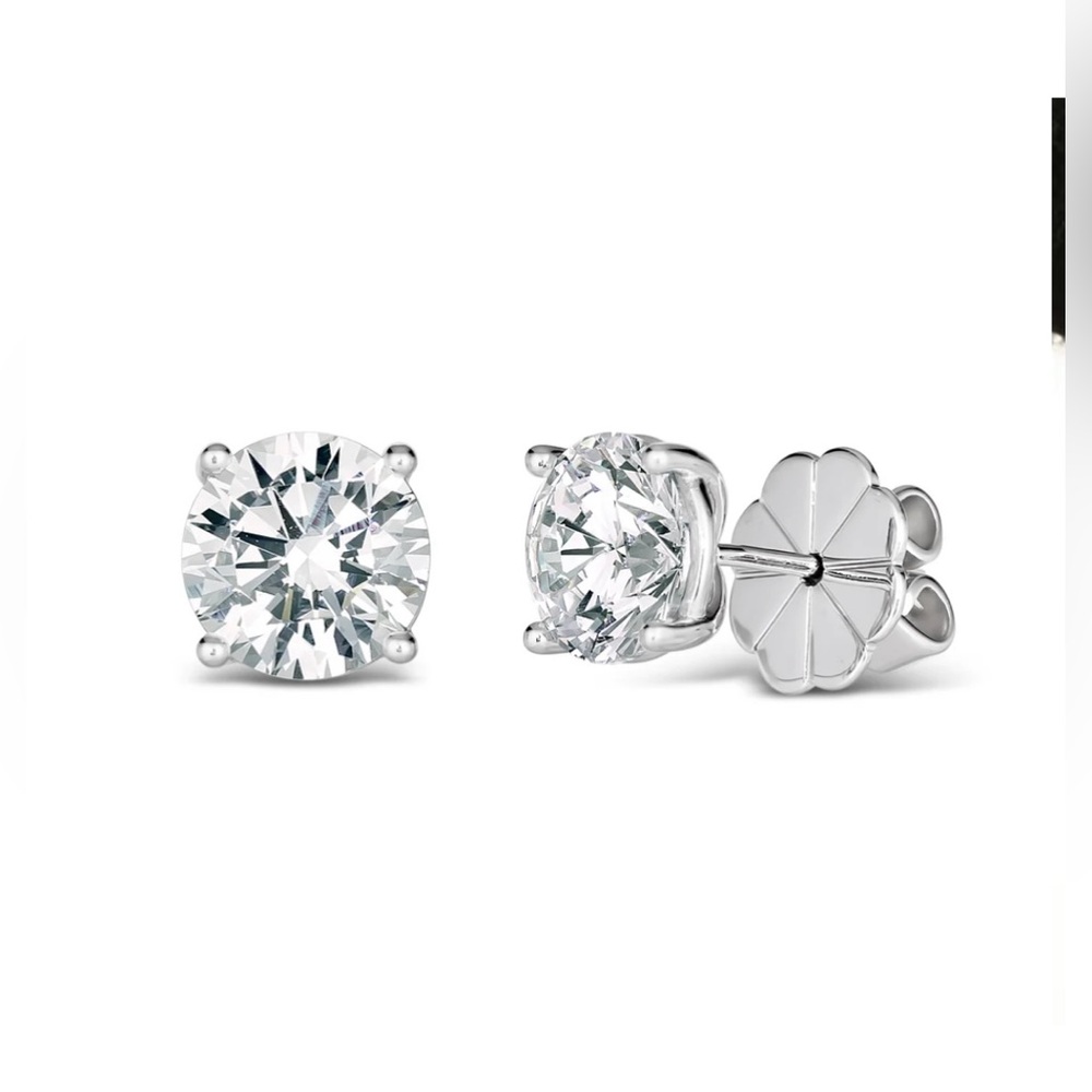 Anna Zuckerman Just Like Diamonds Only Better Studs 2 Carats